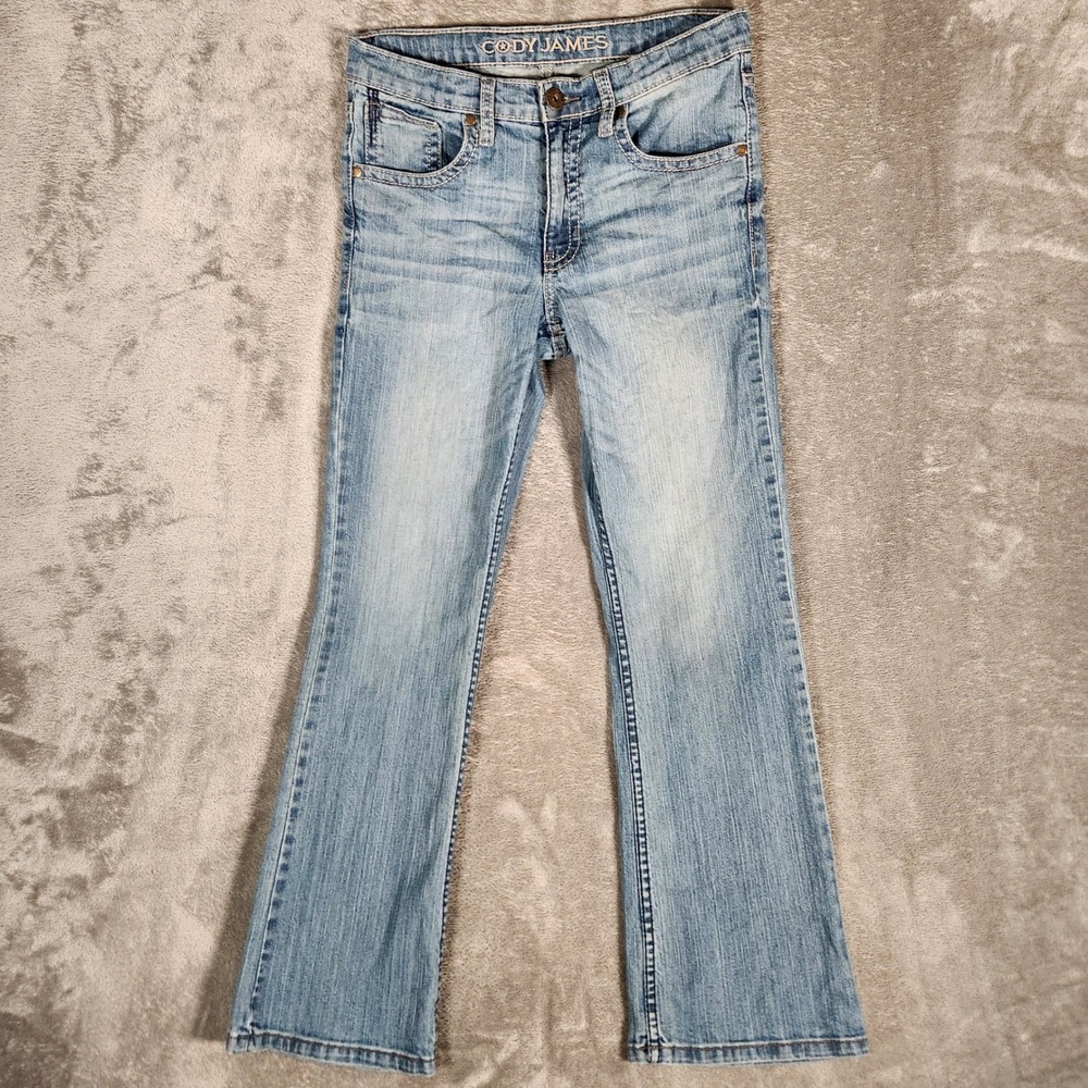 Cody James Jeans Women's Girl's Size 16‎ Blue 29X29 Light Wash Flare